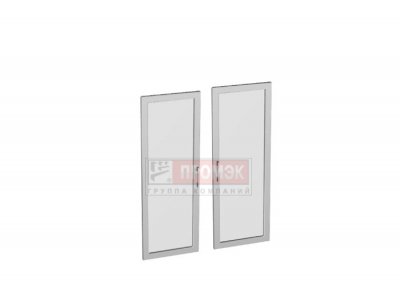 Двери стекло (рамка алюминиевая) к шкафам Тр-2.1 и Тр-2.3